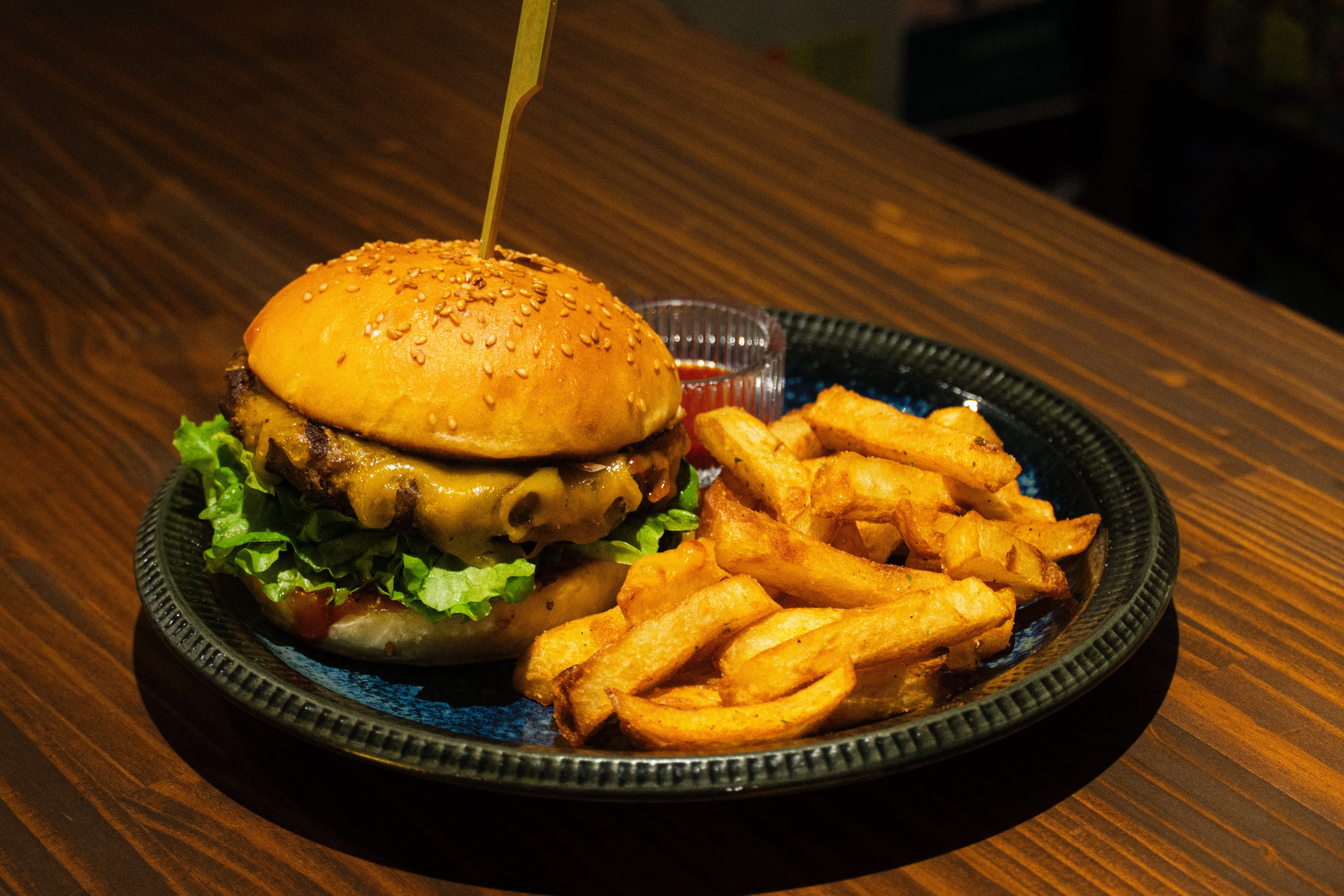 100% Beef Cheeseburger